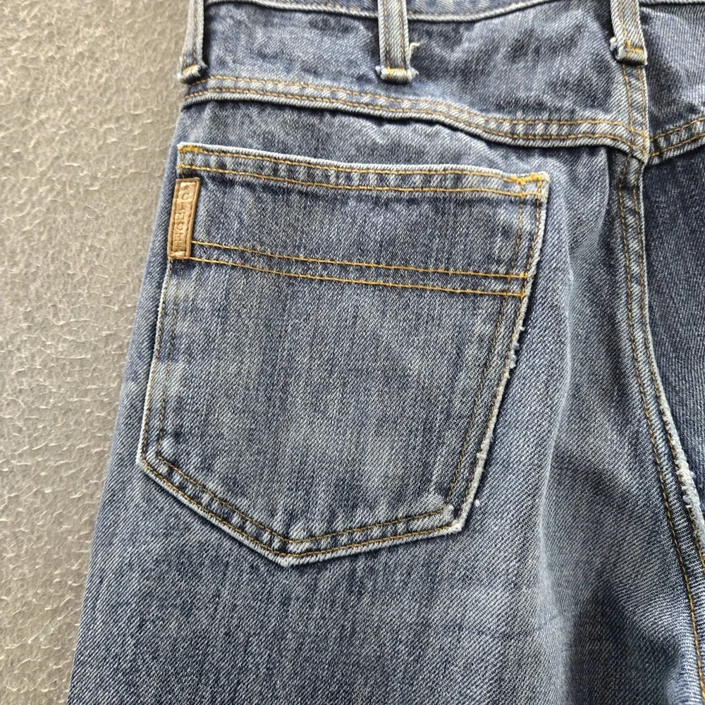 Cinch Men Jeans 29x35 Blue Denim Embroidered Green Label 35